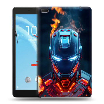 Силиконовый чехол на Lenovo Tab E8 с принтом IronMan Железный человек Силиконовый чехол на Lenovo Tab E8 с принтом IronMan Железный человек