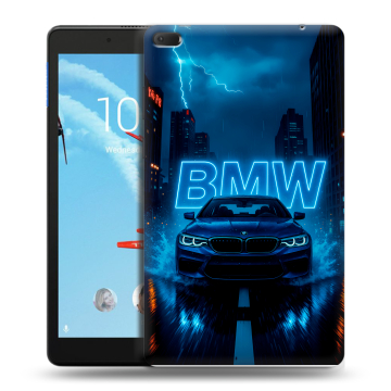 Силиконовый чехол на Lenovo Tab E8 с принтом BMW БМВ