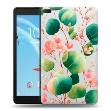 Силиконовый чехол на Lenovo Tab E8 с принтом женский
