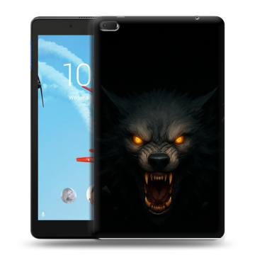 Силиконовый чехол на Lenovo Tab E8 с принтом Волк