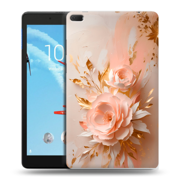 Силиконовый чехол на Lenovo Tab E8 с принтом женский