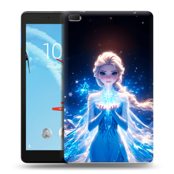 Силиконовый чехол на Lenovo Tab E8 с принтом Холодное сердце Frozen
