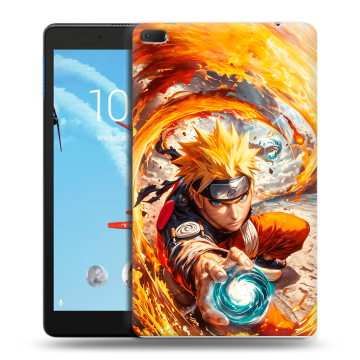 Силиконовый чехол на Lenovo Tab E8 с принтом Аниме Наруто Naruto