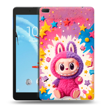 Силиконовый чехол на Lenovo Tab E8 с принтом Labubu Лабубу