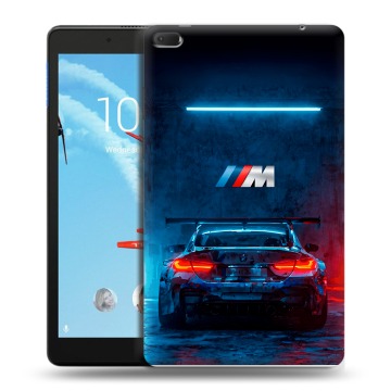 Силиконовый чехол на Lenovo Tab E8 с принтом BMW БМВ