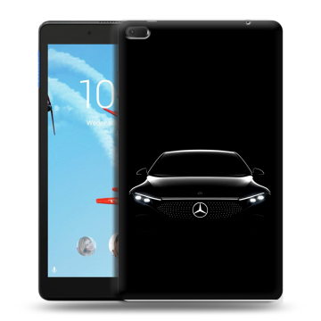 Силиконовый чехол на Lenovo Tab E8 с принтом Mercedes Мерседес