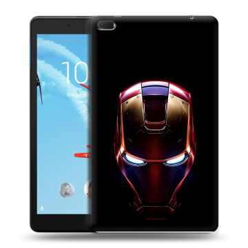 Силиконовый чехол на Lenovo Tab E8 с принтом IronMan Железный человек