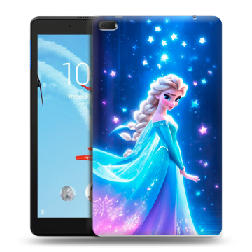Силиконовый чехол на Lenovo Tab E8 с принтом Холодное сердце Frozen
