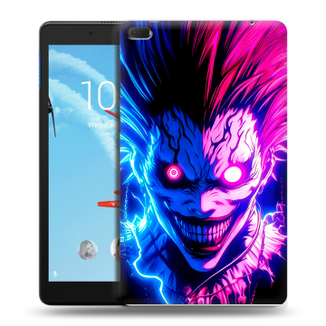 Силиконовый чехол на Lenovo Tab E8 с принтом Death note Тетрадь смерти