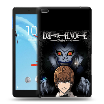 Силиконовый чехол на Lenovo Tab E8 с принтом Death note Тетрадь смерти