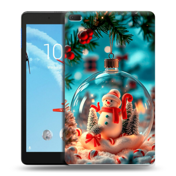 Силиконовый чехол на Lenovo Tab E8 с принтом Новый год