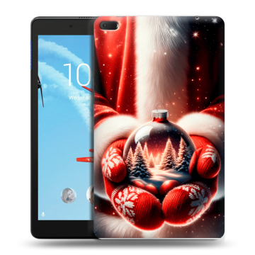 Силиконовый чехол на Lenovo Tab E8 с принтом Новый год