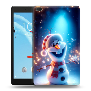 Силиконовый чехол на Lenovo Tab E8 с принтом Новый год