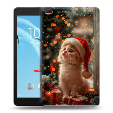 Силиконовый чехол на Lenovo Tab E8 с принтом Новый год
