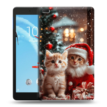 Силиконовый чехол на Lenovo Tab E8 с принтом Новый год