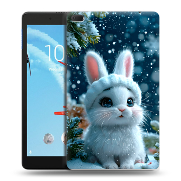 Силиконовый чехол на Lenovo Tab E8 с принтом Новый год