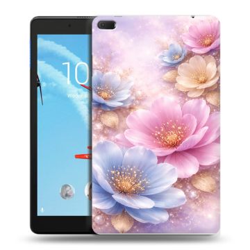Силиконовый чехол на Lenovo Tab E8 с принтом женский