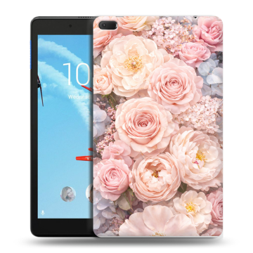 Силиконовый чехол на Lenovo Tab E8 с принтом женский