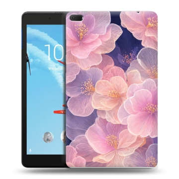 Силиконовый чехол на Lenovo Tab E8 с принтом женский