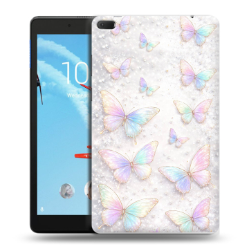 Силиконовый чехол на Lenovo Tab E8 с принтом женский