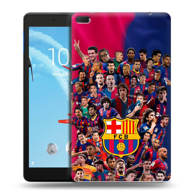 Силиконовый чехол на Lenovo Tab E8 с принтом Барселона Barcelona Силиконовый чехол на Lenovo Tab E8 с принтом Барселона Barcelona