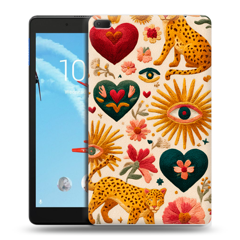 Силиконовый чехол на Lenovo Tab E8 с принтом Модный принт Силиконовый чехол на Lenovo Tab E8 с принтом Модный принт