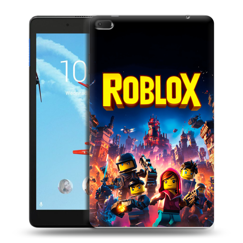 Силиконовый чехол на Lenovo Tab E8 с принтом Roblox Роблокс Силиконовый чехол на Lenovo Tab E8 с принтом Roblox Роблокс