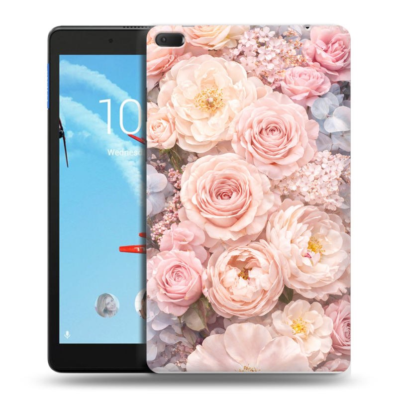 Силиконовый чехол на Lenovo Tab E8 с принтом женский Силиконовый чехол на Lenovo Tab E8 с принтом женский