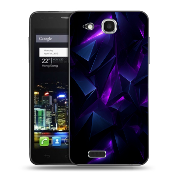Пластиковый чехол на Alcatel One Touch Idol Ultra с принтом Абстракиция Пластиковый чехол на Alcatel One Touch Idol Ultra с принтом Абстракиция