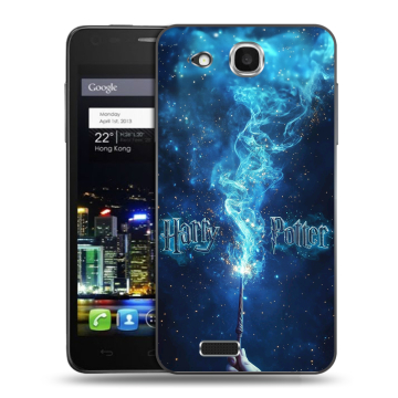 Пластиковый чехол на Alcatel One Touch Idol Ultra с принтом Harry Potter Гарри Поттер Пластиковый чехол на Alcatel One Touch Idol Ultra с принтом Harry Potter Гарри Поттер