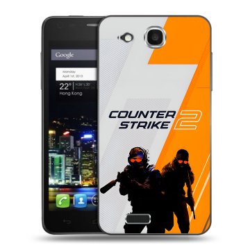 Пластиковый чехол на Alcatel One Touch Idol Ultra с принтом Counter Strike Пластиковый чехол на Alcatel One Touch Idol Ultra с принтом Counter Strike