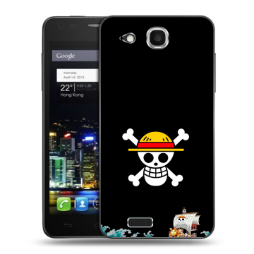 Пластиковый чехол на Alcatel One Touch Idol Ultra с принтом One Piece Ван Пис Пластиковый чехол на Alcatel One Touch Idol Ultra с принтом One Piece Ван Пис