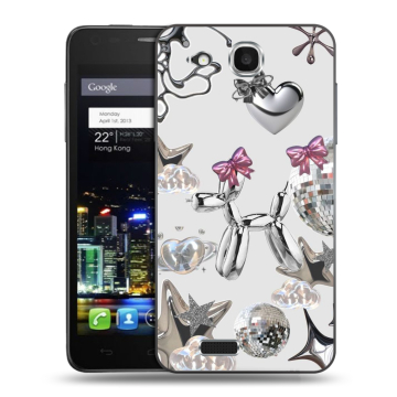 Пластиковый чехол на Alcatel One Touch Idol Ultra с принтом Y2K Пластиковый чехол на Alcatel One Touch Idol Ultra с принтом Y2K