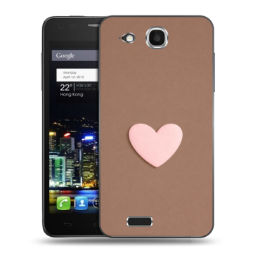 Пластиковый чехол на Alcatel One Touch Idol Ultra с принтом женский Пластиковый чехол на Alcatel One Touch Idol Ultra с принтом женский