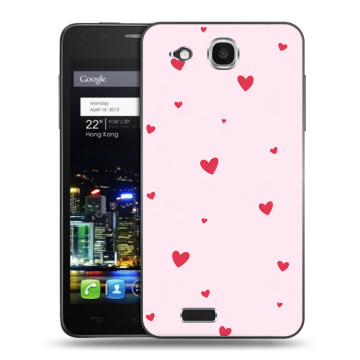 Пластиковый чехол на Alcatel One Touch Idol Ultra с принтом для девочек Пластиковый чехол на Alcatel One Touch Idol Ultra с принтом для девочек