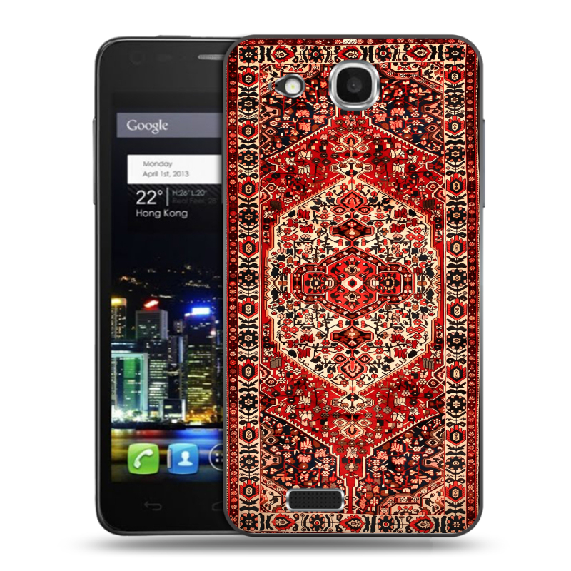Пластиковый чехол на Alcatel One Touch Idol Ultra с принтом Ковер Пластиковый чехол на Alcatel One Touch Idol Ultra с принтом Ковер