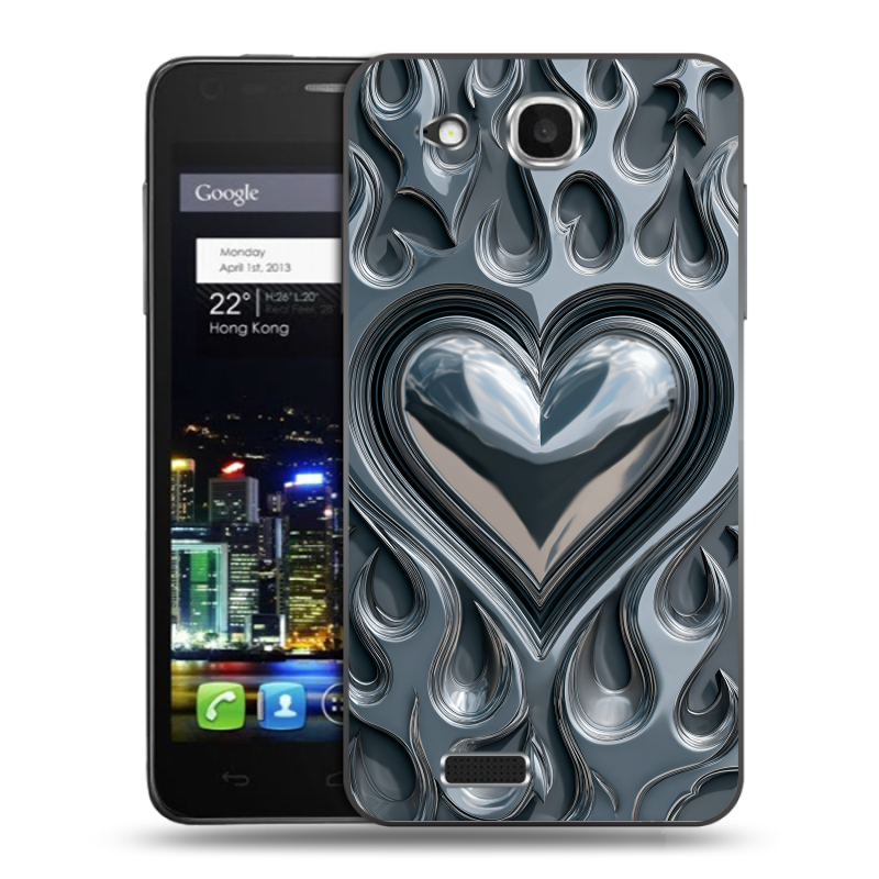 Пластиковый чехол на Alcatel One Touch Idol Ultra с принтом Y2K Пластиковый чехол на Alcatel One Touch Idol Ultra с принтом Y2K