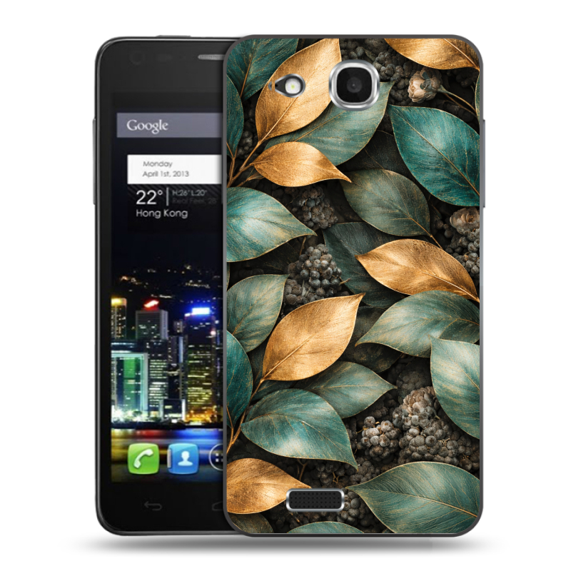Пластиковый чехол на Alcatel One Touch Idol Ultra с принтом женский Пластиковый чехол на Alcatel One Touch Idol Ultra с принтом женский