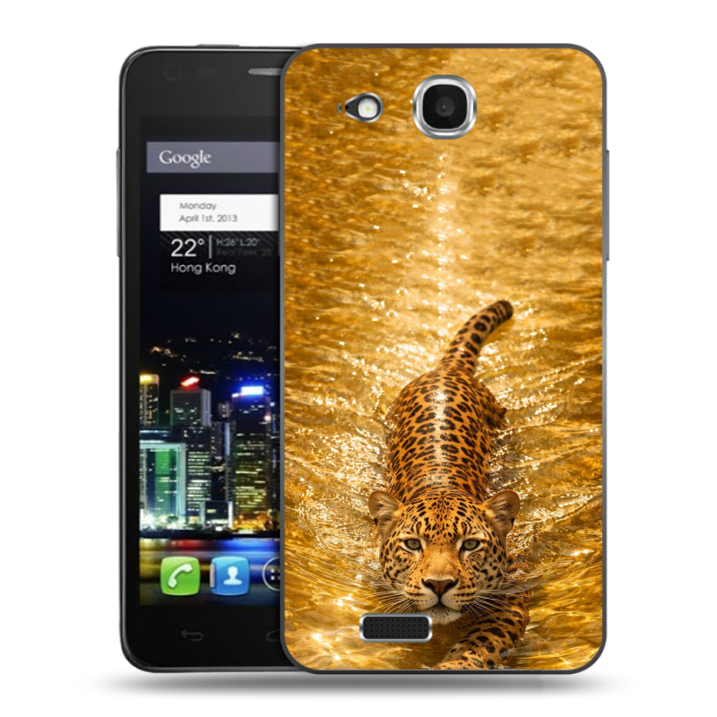 Пластиковый чехол на Alcatel One Touch Idol Ultra с принтом женский Пластиковый чехол на Alcatel One Touch Idol Ultra с принтом женский