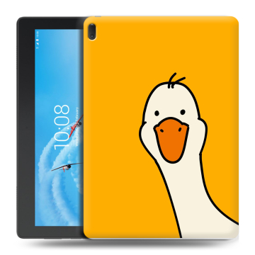 Силиконовый чехол на Lenovo Tab E10 с принтом Утка Силиконовый чехол на Lenovo Tab E10 с принтом Утка