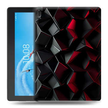 Силиконовый чехол на Lenovo Tab E10 с принтом Абстракция