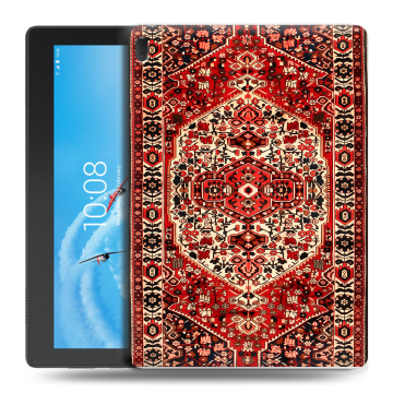 Силиконовый чехол на Lenovo Tab E10 с принтом Ковер