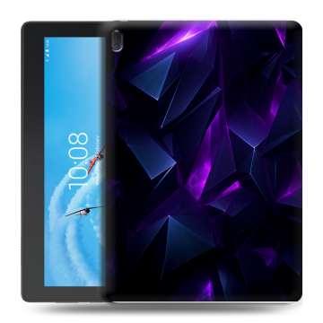 Силиконовый чехол на Lenovo Tab E10 с принтом Абстракиция