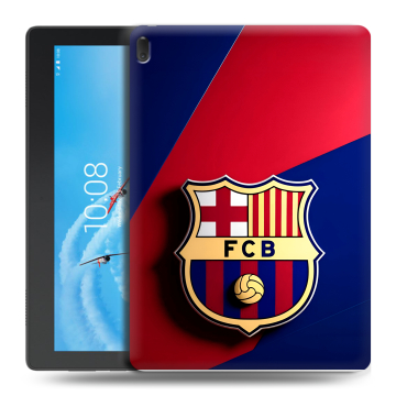Силиконовый чехол на Lenovo Tab E10 с принтом Барселона Barcelona Силиконовый чехол на Lenovo Tab E10 с принтом Барселона Barcelona