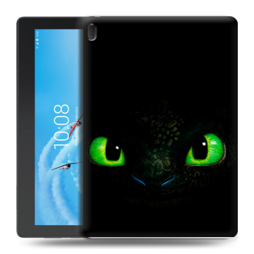 Силиконовый чехол на Lenovo Tab E10 с принтом Как приручить дракона