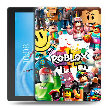 Силиконовый чехол на Lenovo Tab E10 с принтом Roblox Роблокс Силиконовый чехол на Lenovo Tab E10 с принтом Roblox Роблокс