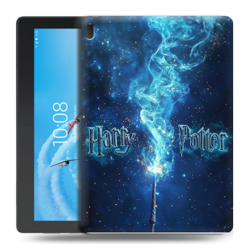 Силиконовый чехол на Lenovo Tab E10 с принтом Harry Potter Гарри Поттер