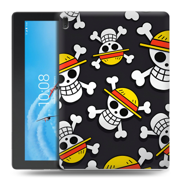 Силиконовый чехол на Lenovo Tab E10 с принтом One Piece Ван Пис