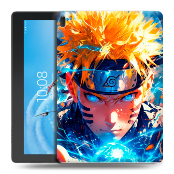 Силиконовый чехол на Lenovo Tab E10 с принтом Аниме Наруто Naruto Силиконовый чехол на Lenovo Tab E10 с принтом Аниме Наруто Naruto