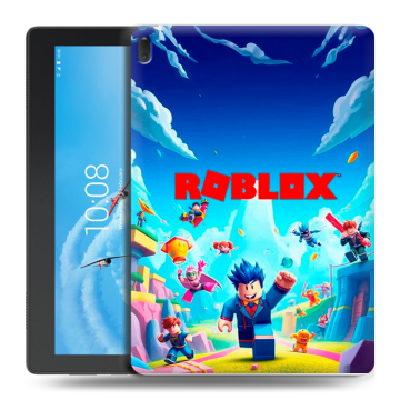 Силиконовый чехол на Lenovo Tab E10 с принтом Roblox Роблокс Силиконовый чехол на Lenovo Tab E10 с принтом Roblox Роблокс